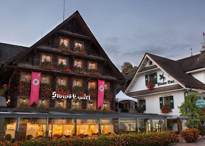 Swiss-Chalet Merlischachen - Historik Chalet-Hotel Lodge